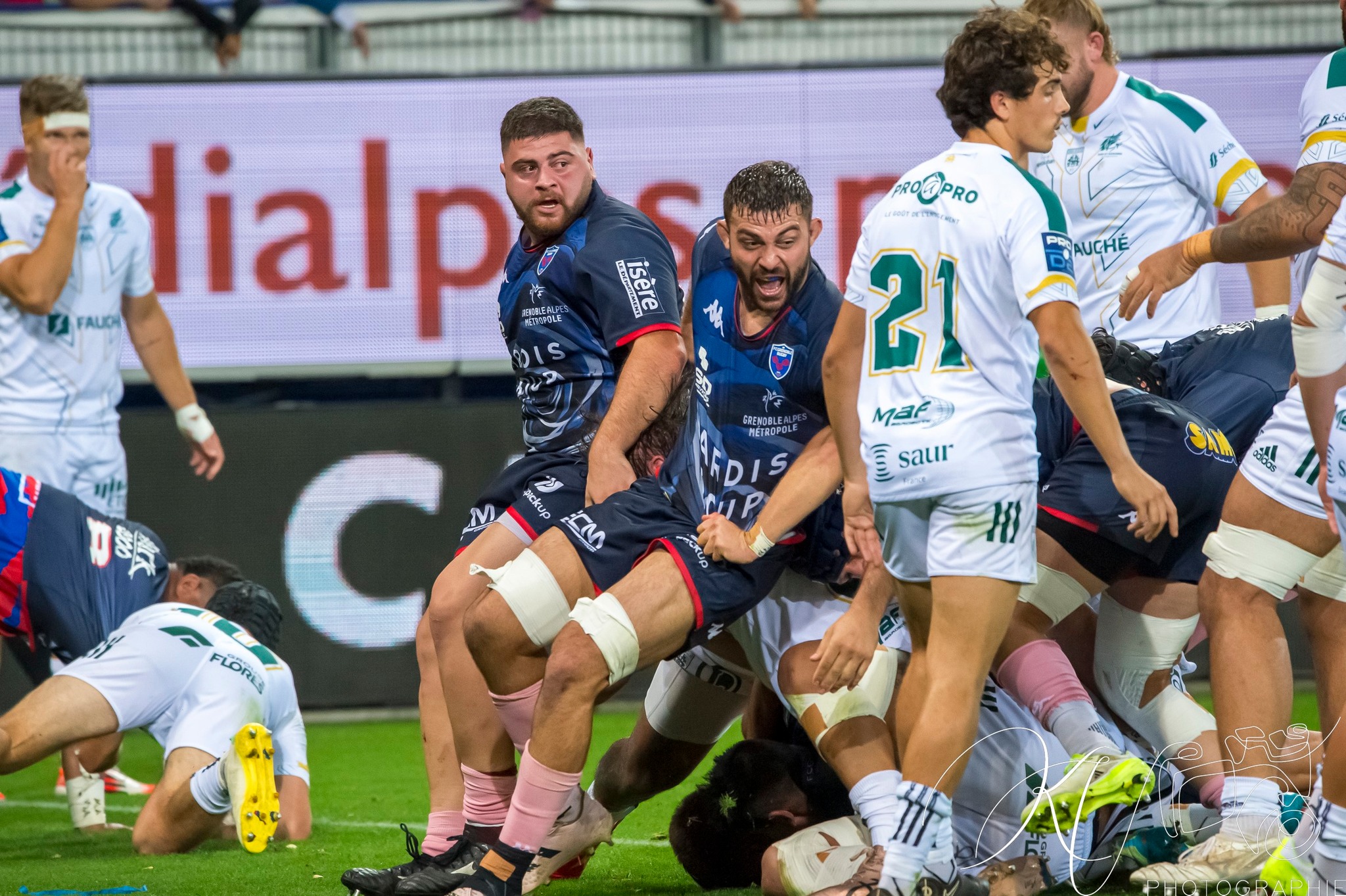  FC Grenoble Rugby - US Montauban - Rugby - Pro D2 - FC Grenoble (37) vs (16) US Montauban (#2023FCGUSM10) Photo by: Karine Valentin | Siuxy Sports 2023-10-19