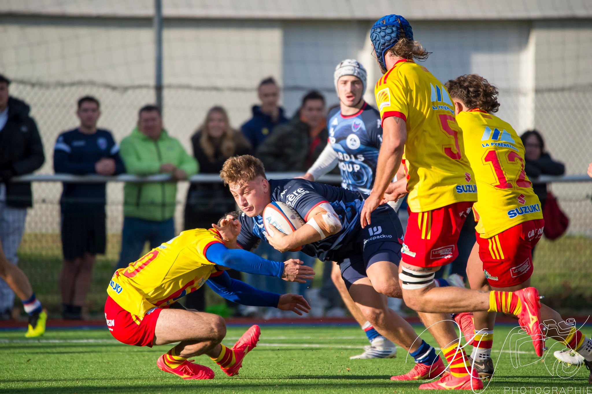  FC Grenoble Rugby - US Arlequins Perpignanais - Rugby - 2023 Espoirs- FC GRENOBLE VS US Arlequins Perpignanais (#2023ESPFCGUSAP11) Photo by: Karine Valentin | Siuxy Sports 2023-11-23