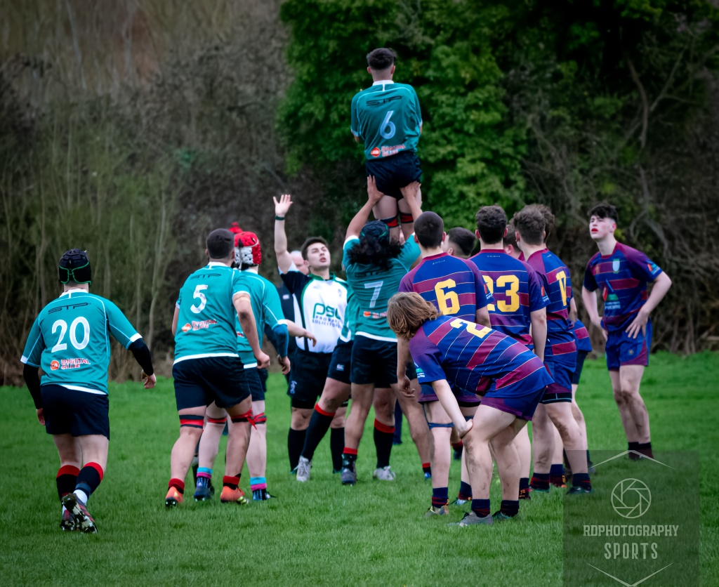  Birmingham Moseley RFC - Evesham RFC - Rugby - Moseley Rugby Colts beat Evesham Rugby  in a 14-0 win with a debate try from a under 16 player (#2023MoseleyEvesham03) Photo by: Robert Dickason | Siuxy Sports 2023-03-26