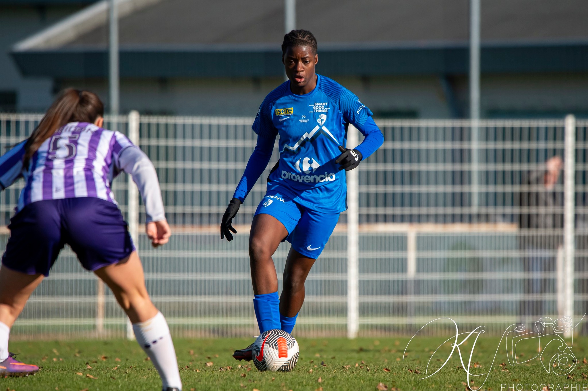  Grenoble Foot 38 - Toulouse FC - Soccer - Div 3 Fém - Grenoble F38 (0) vs (1) Toulouse FC (#D3F23GF38TFC11) Photo by: Karine Valentin | Siuxy Sports 2023-11-26