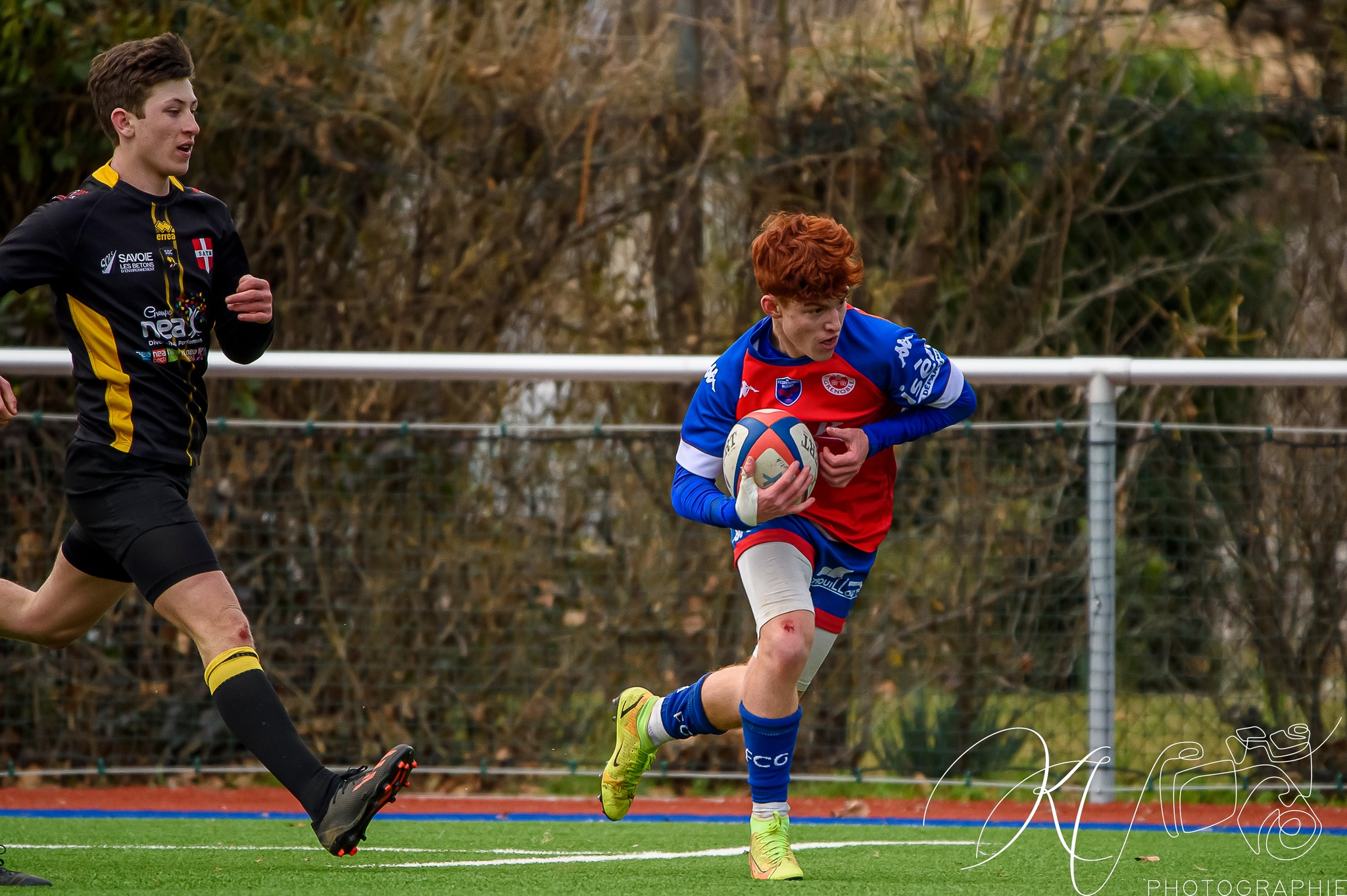  FC Grenoble Rugby - Stade Olympique de Chambéry rugby - Rugby - Alamercery (Amical) - FCG vs SOC (#2023AlamFCGSOC02) Photo by: Karine Valentin | Siuxy Sports 2023-02-25