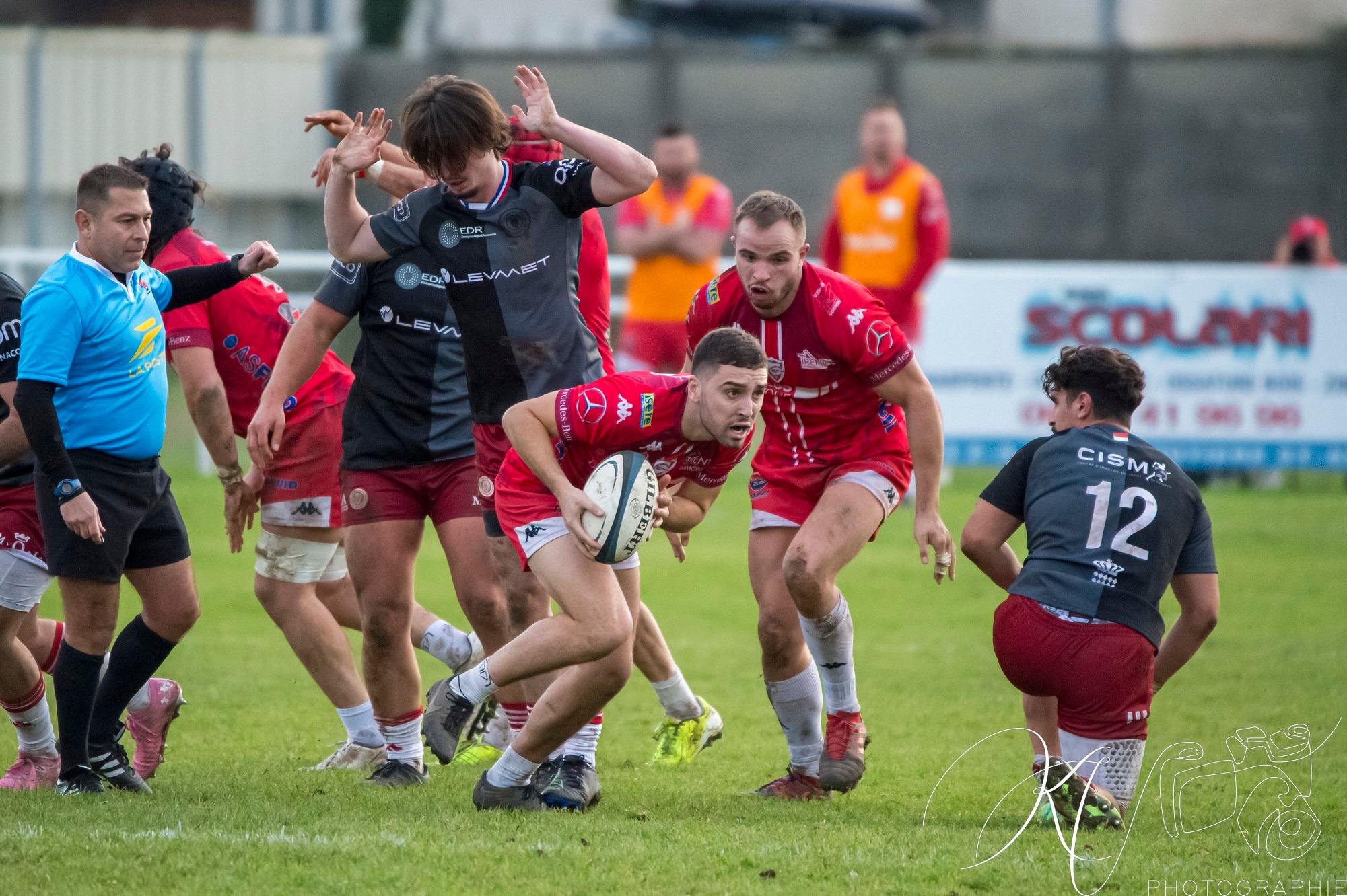  Stade Olympique Voironnais - AS Monaco Rugby - Rugby - Fed2 2023 - Voiron (29) vs (26) Monaco (#F223VOIMON12) Photo by: Karine Valentin | Siuxy Sports 2023-12-10