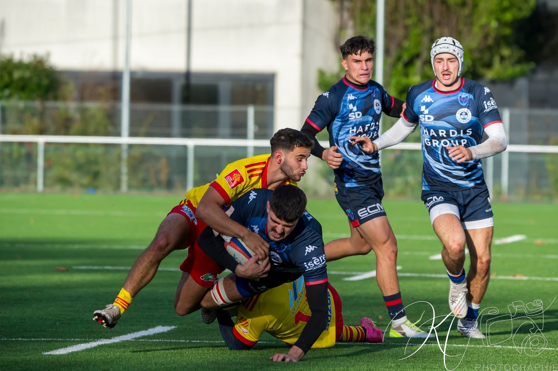  FC Grenoble Rugby - US Arlequins Perpignanais - Rugby - 2023 Espoirs- FC GRENOBLE VS US Arlequins Perpignanais (#2023ESPFCGUSAP11) Photo by: Karine Valentin | Siuxy Sports 2023-11-23