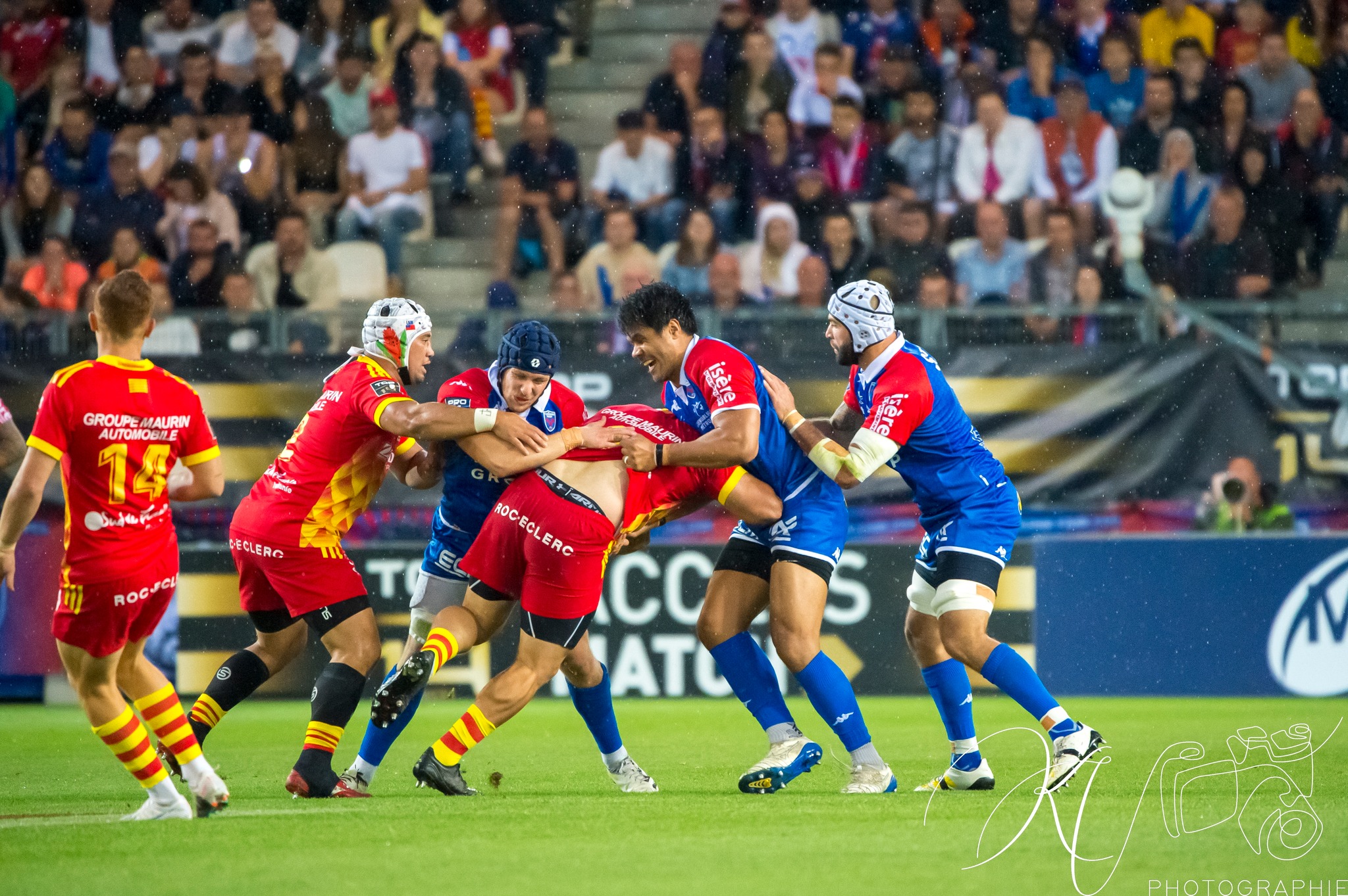  FC Grenoble Rugby - US Arlequins Perpignanais - Rugby - 2023 - Access Match - FC Grenoble (19) vs (33) US Arlequins Perpignananais (#2023FCGUSAP06) Photo by: Karine Valentin | Siuxy Sports 2023-06-03