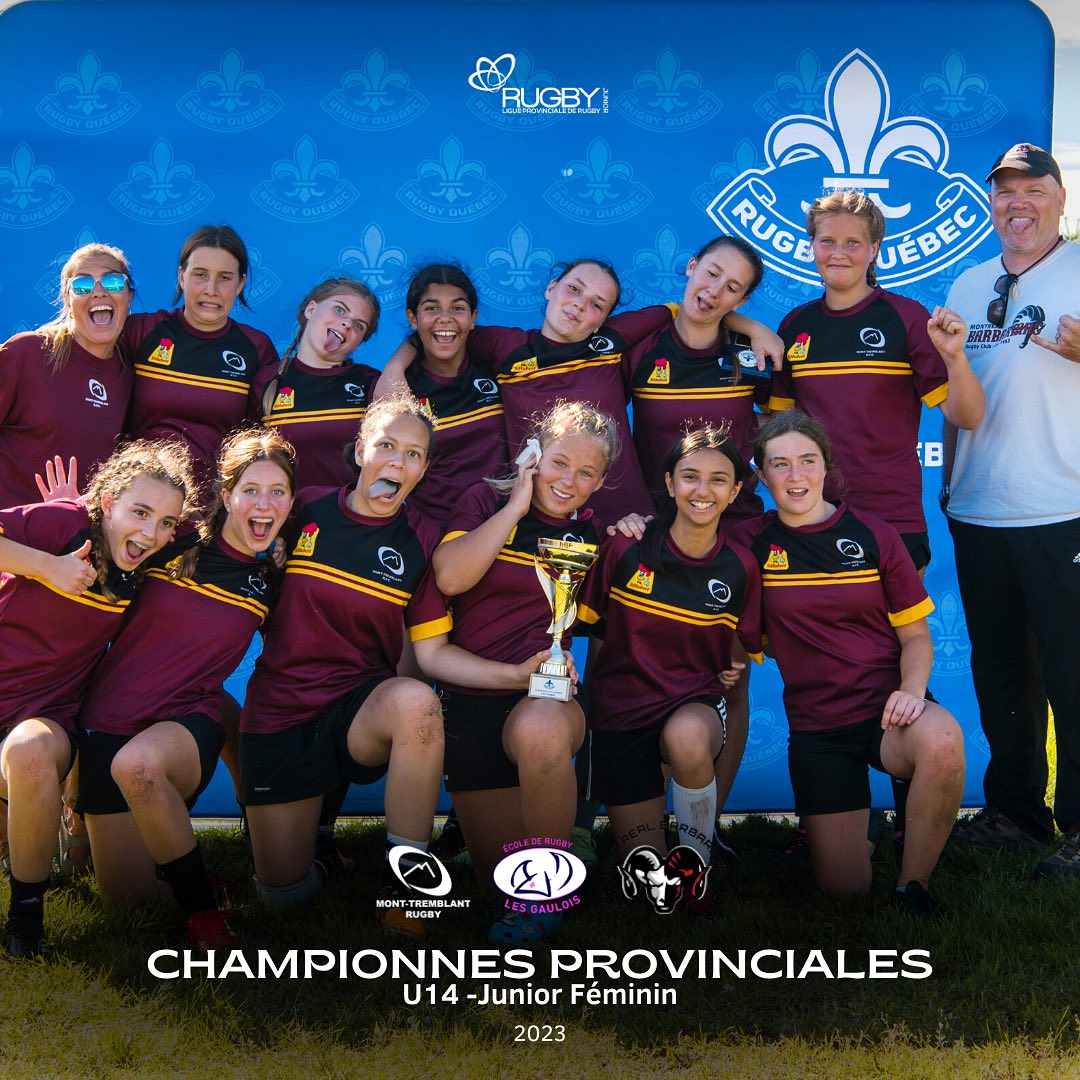  Mont-Tremblant RFC - Club de Rugby des Gaulois - Rugby - Championnes provinciales U14 - Junior Féminin 2023 () Photo by:  | Siuxy Sports 2023-08-12