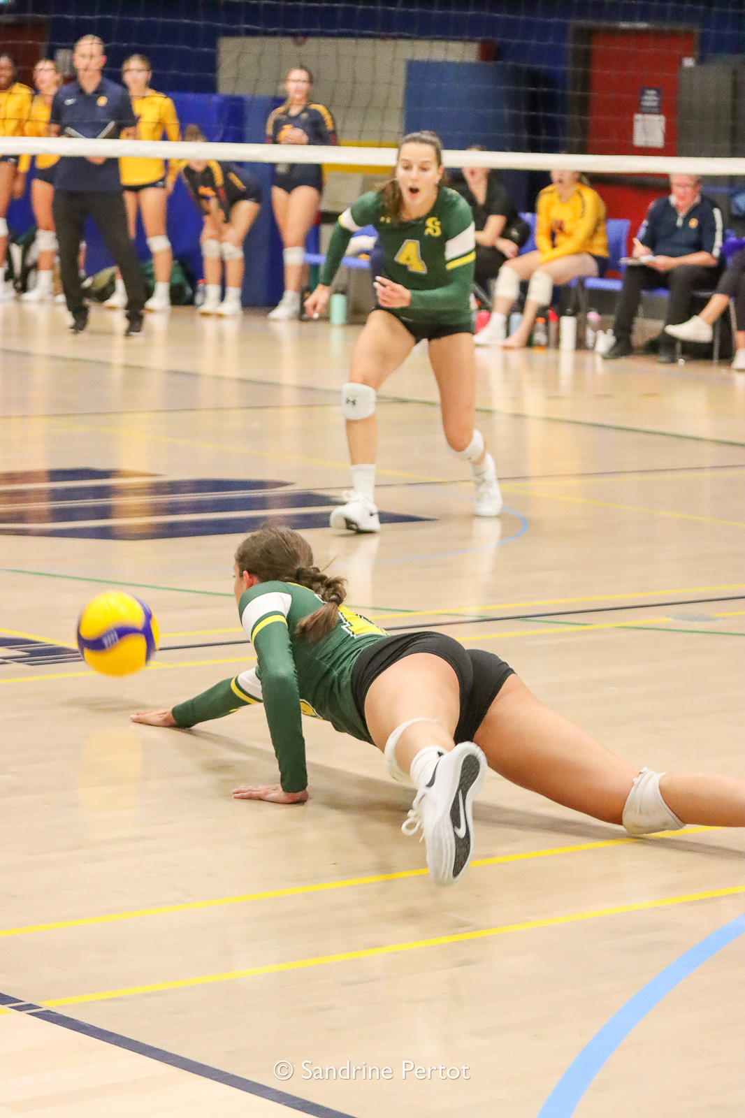  Université de Sherbrooke -  - Volleyball - UQAM Invitational 2022 - Vert et Or (#2022UQAMINV02) Photo by: Sandrine Pertot | Siuxy Sports 2022-09-23