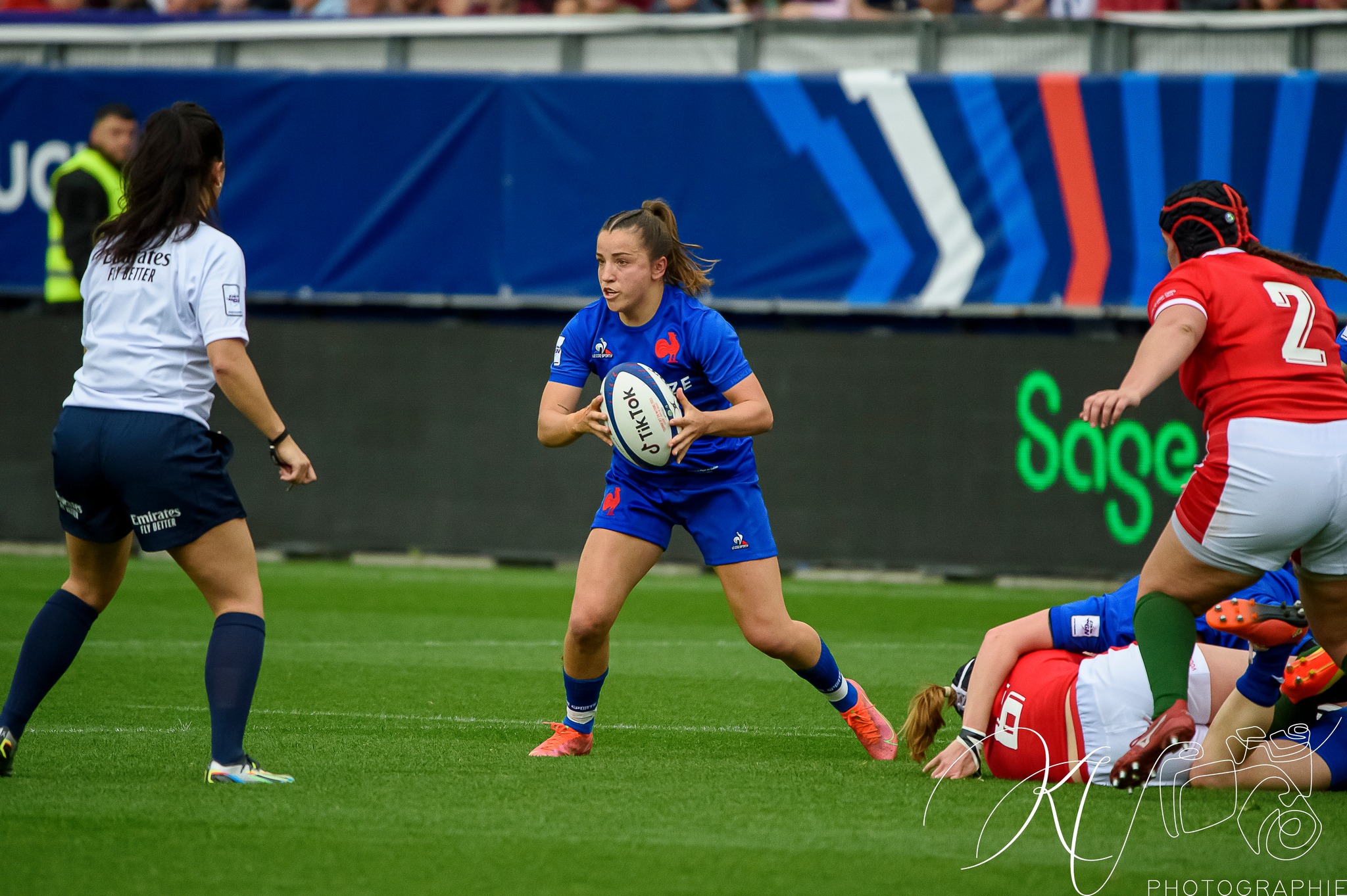  Équipe feminin de France de rugby à XV - Wales national rugby union team (W) - Rugby - 2023 - Tournoi des Six Nations - XV de France Féminin (39) vs (14) Pays de Galles (#20236NFRAPDG04) Photo by: Karine Valentin | Siuxy Sports 2023-04-23