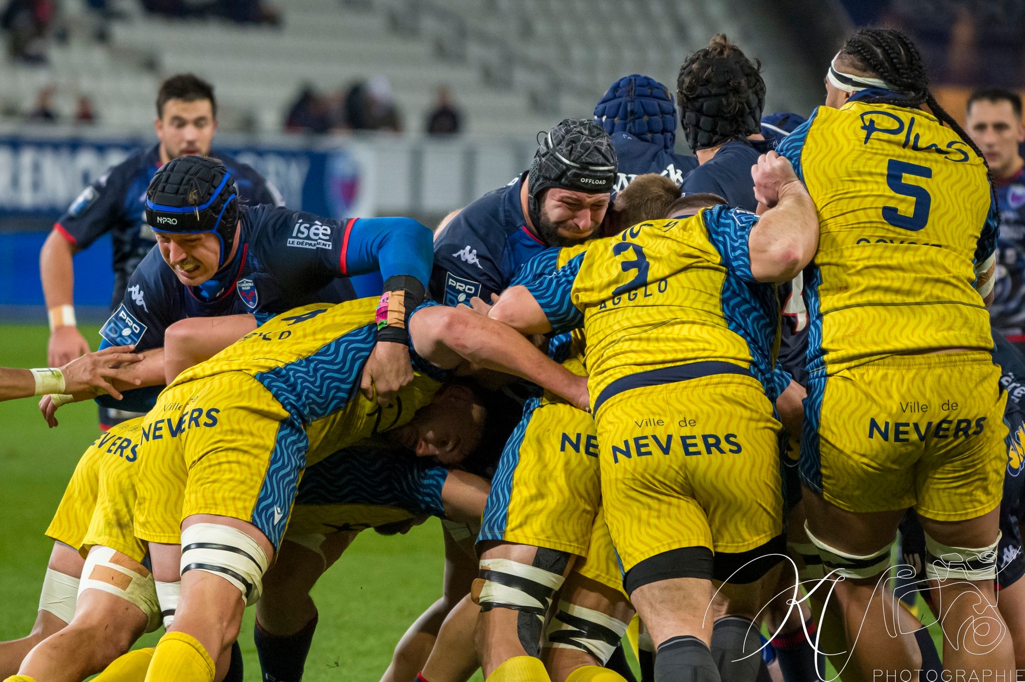  FC Grenoble Rugby - USON Nevers - Rugby - PRO D2 - FC Grenoble (27) VS (37) USON (#PD2FCGUSO12) Photo by: Karine Valentin | Siuxy Sports 2023-12-15