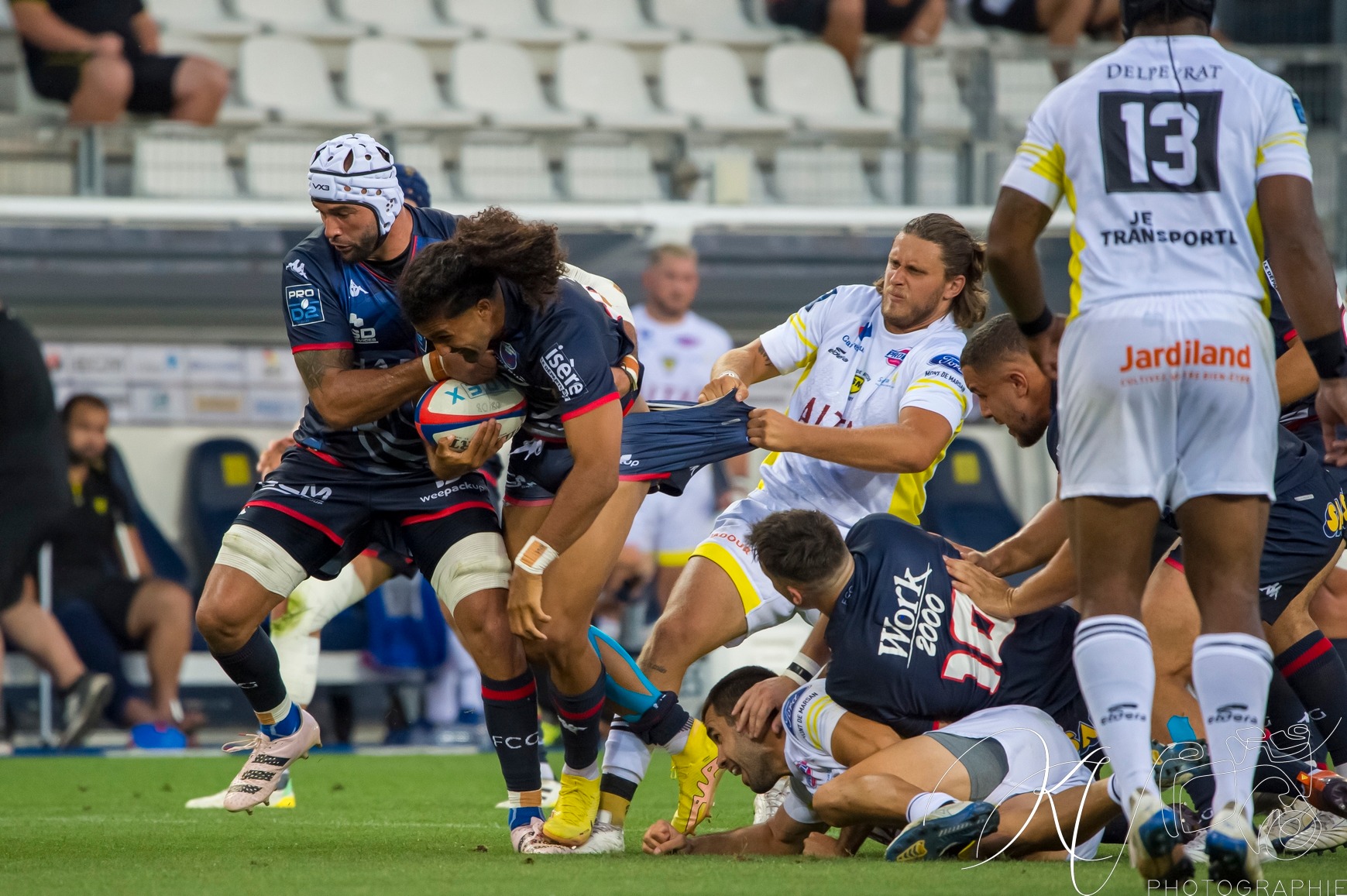  FC Grenoble Rugby - Stade Montois - Rugby - FC Grenoble (30) VS (25) Stade Montois (#2023FCGSM08) Photo by: Karine Valentin | Siuxy Sports 2023-08-18