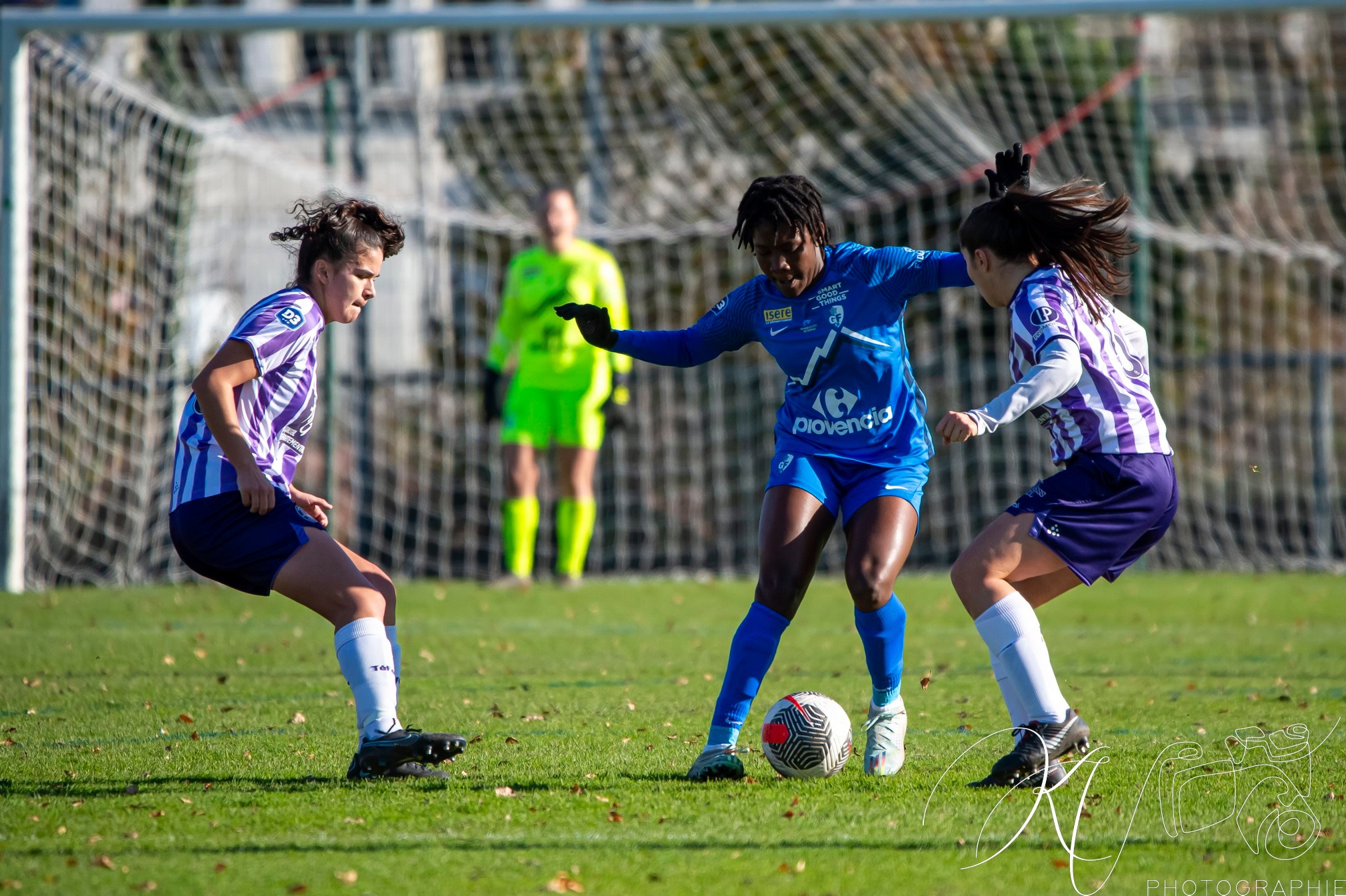  Grenoble Foot 38 - Toulouse FC - Soccer - Div 3 Fém - Grenoble F38 (0) vs (1) Toulouse FC (#D3F23GF38TFC11) Photo by: Karine Valentin | Siuxy Sports 2023-11-26
