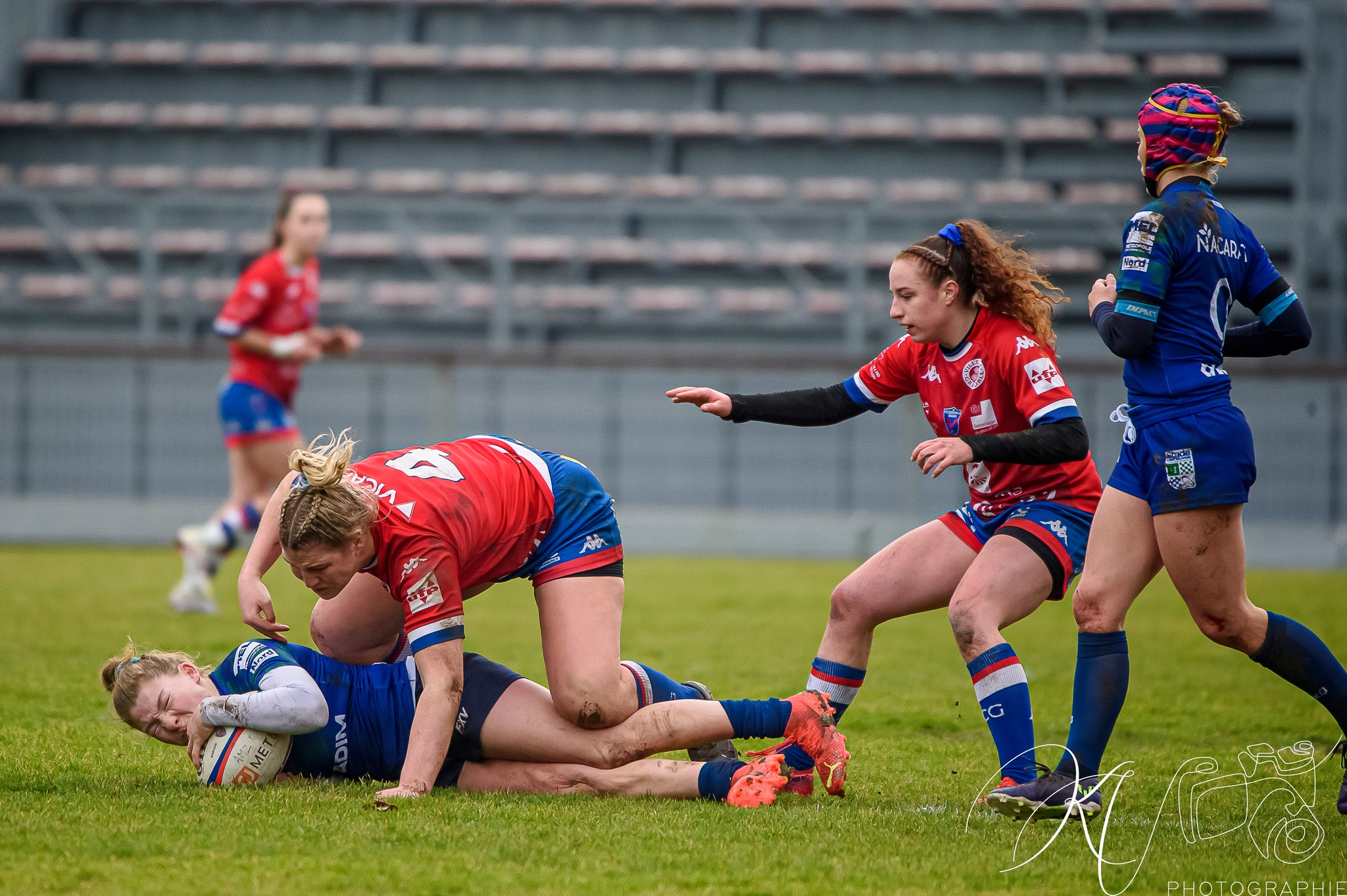 Florine THIRON -  FC Grenoble Rugby - Lille Métropole Rugby Club Villeneuvois - Rugby - FCG Amazones (18) VS (16) LMRCV (#2023FCGvsLMRCV01) Photo by: Karine Valentin | Siuxy Sports 2023-01-08