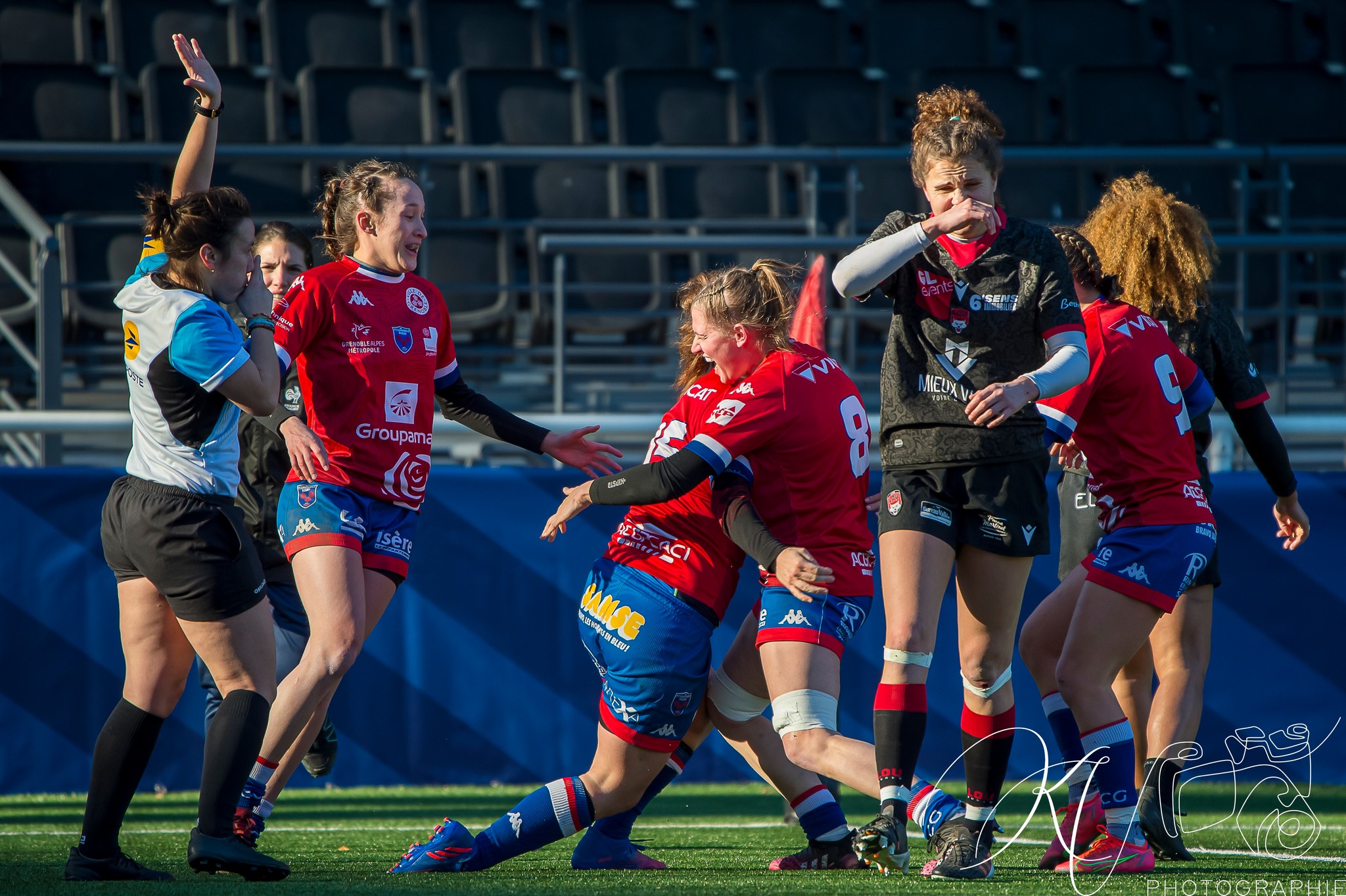  Lyon Olympique Universitaire - FC Grenoble Rugby - Rugby - LOU (0) vs (26) Amazones FC Grenoble (#2023LOUvFCGr01) Photo by: Karine Valentin | Siuxy Sports 2023-01-21