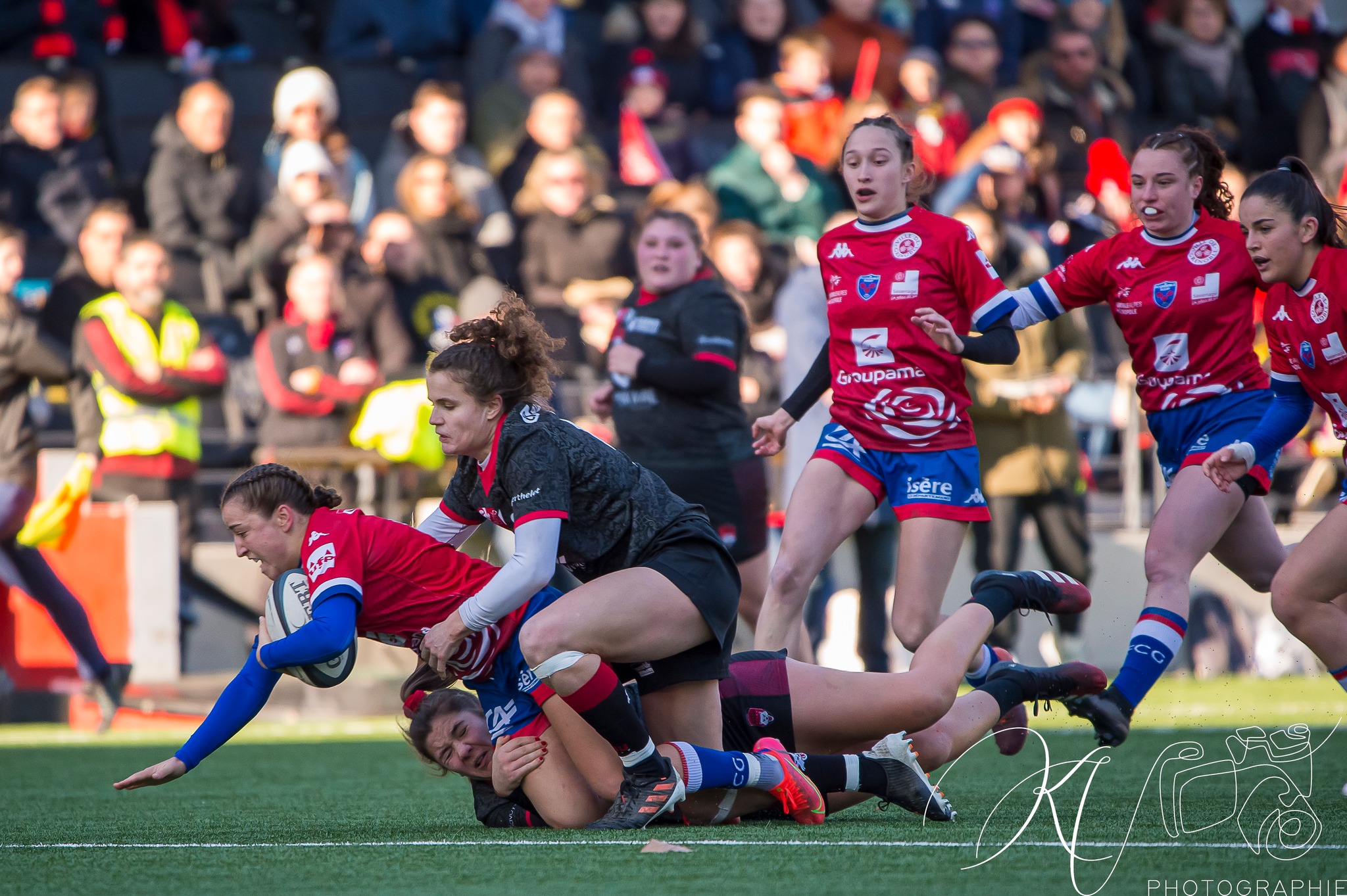  Lyon Olympique Universitaire - FC Grenoble Rugby - Rugby - LOU (0) vs (26) Amazones FC Grenoble (#2023LOUvFCGr01) Photo by: Karine Valentin | Siuxy Sports 2023-01-21