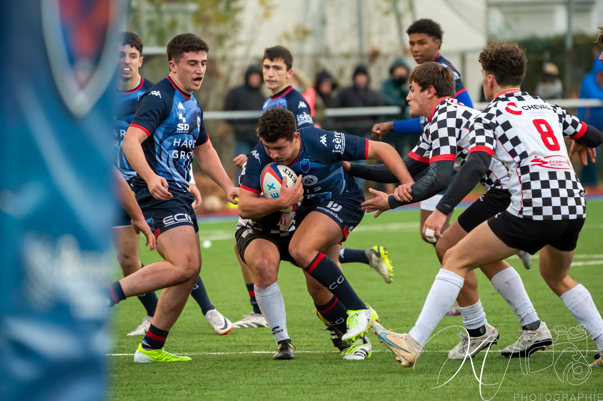  FC Grenoble Rugby - Valence Romans DR - Rugby - 2023 Crabos - FC Grenoble vs Valence Romans DR (#2023CRAFCGVR11) Photo by: Karine Valentin | Siuxy Sports 2023-11-25