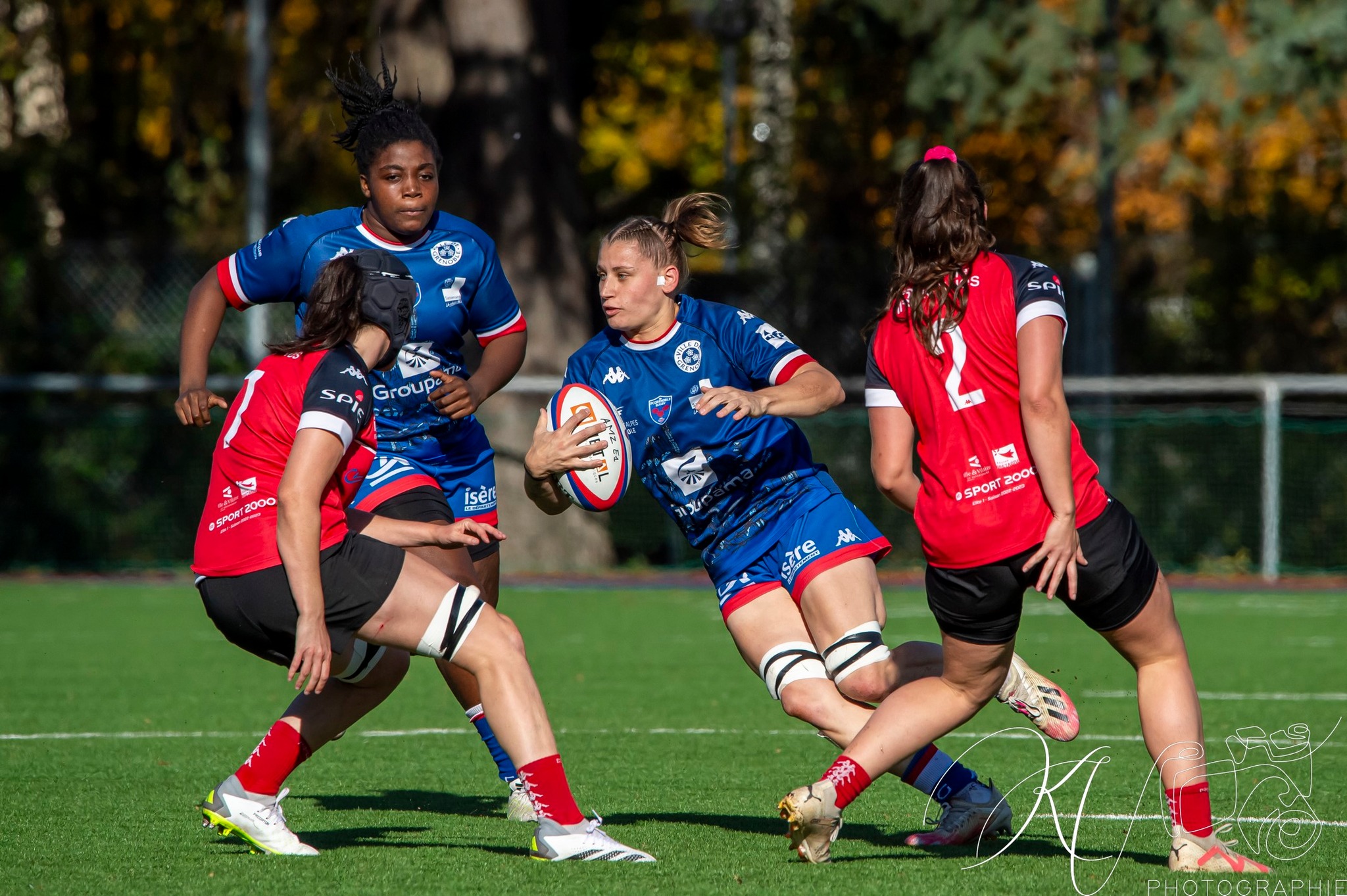  FC Grenoble Rugby - Stade Rennais Rugby - Rugby - Elite 2023 - Amazones FC Grenoble (34) vs (12) Stade Rennais Rugby (#2023FCGSRR11) Photo by: Karine Valentin | Siuxy Sports 2023-11-23