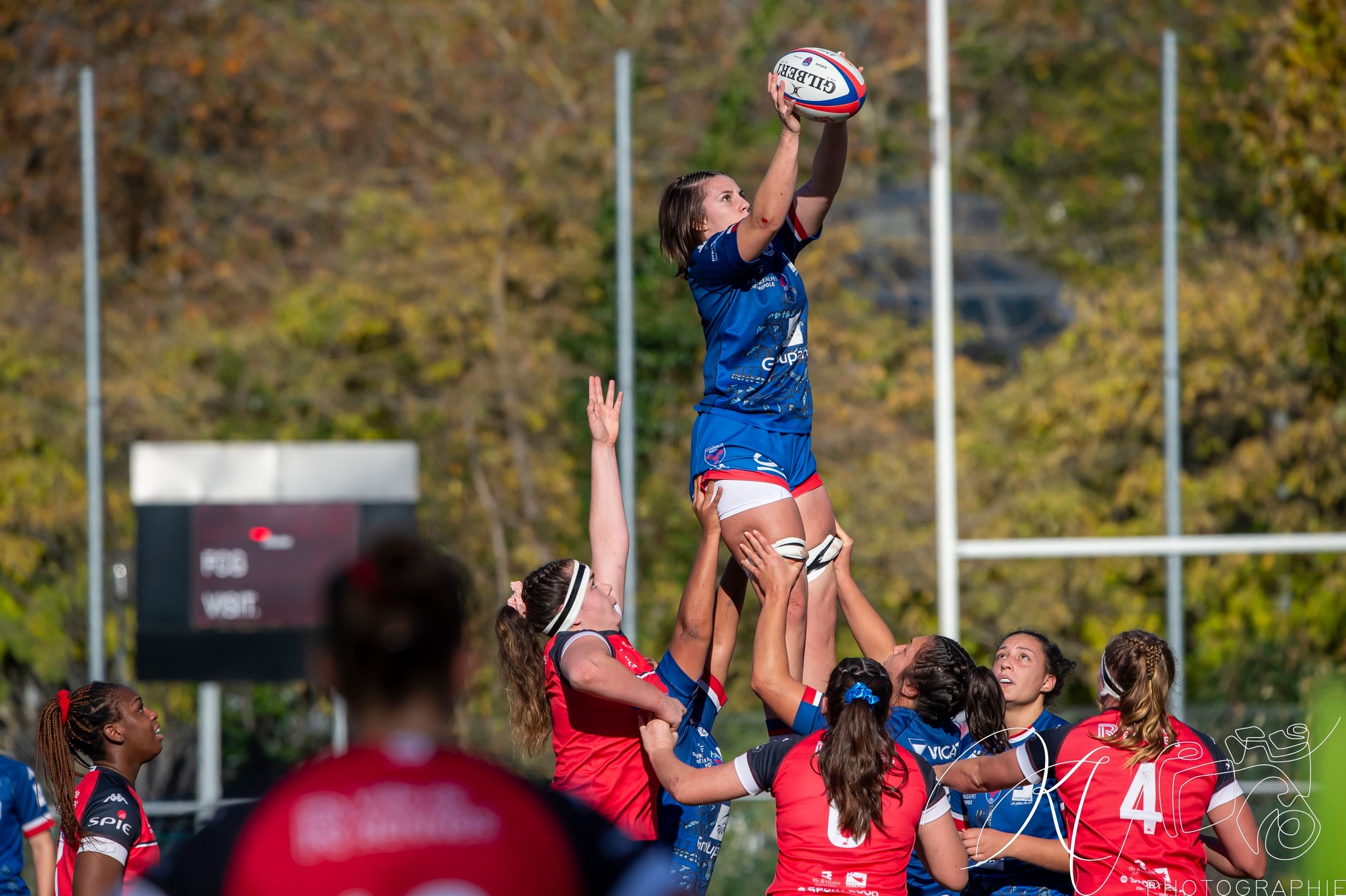  FC Grenoble Rugby - Stade Rennais Rugby - Rugby - Elite 2023 - Amazones FC Grenoble (34) vs (12) Stade Rennais Rugby (#2023FCGSRR11) Photo by: Karine Valentin | Siuxy Sports 2023-11-23