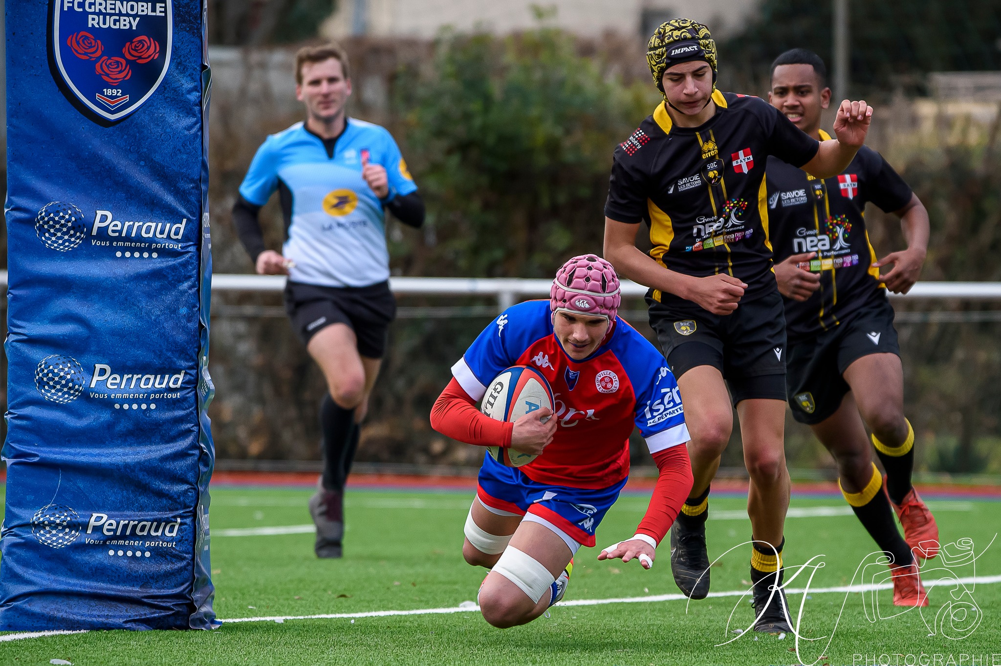  FC Grenoble Rugby - Stade Olympique de Chambéry rugby - Rugby - Alamercery (Amical) - FCG vs SOC (#2023AlamFCGSOC02) Photo by: Karine Valentin | Siuxy Sports 2023-02-25